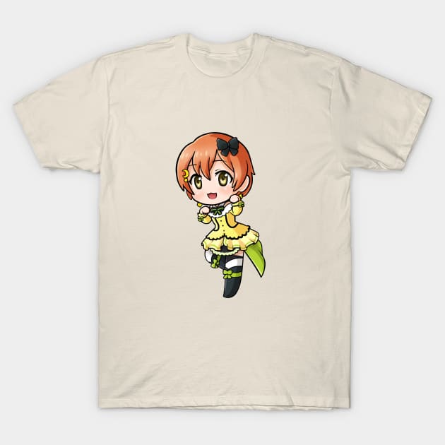 Rin Hoshizora chibi T-Shirt by koomalaama